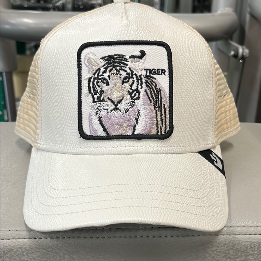 Goorin Bros The Farm Cream Tiger Embroidered Cap - Unisex